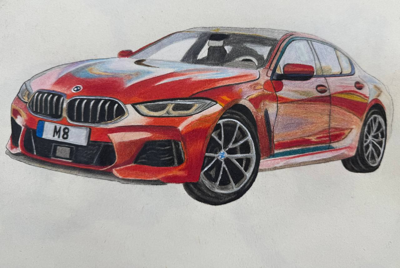 آموزش نقاشی سیاه قلم ساناز بلخی